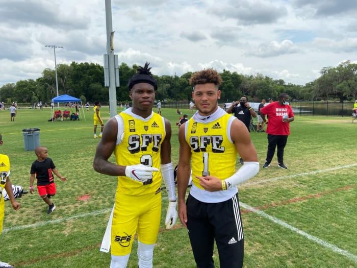 Brandon Inniss and Travis Hunter